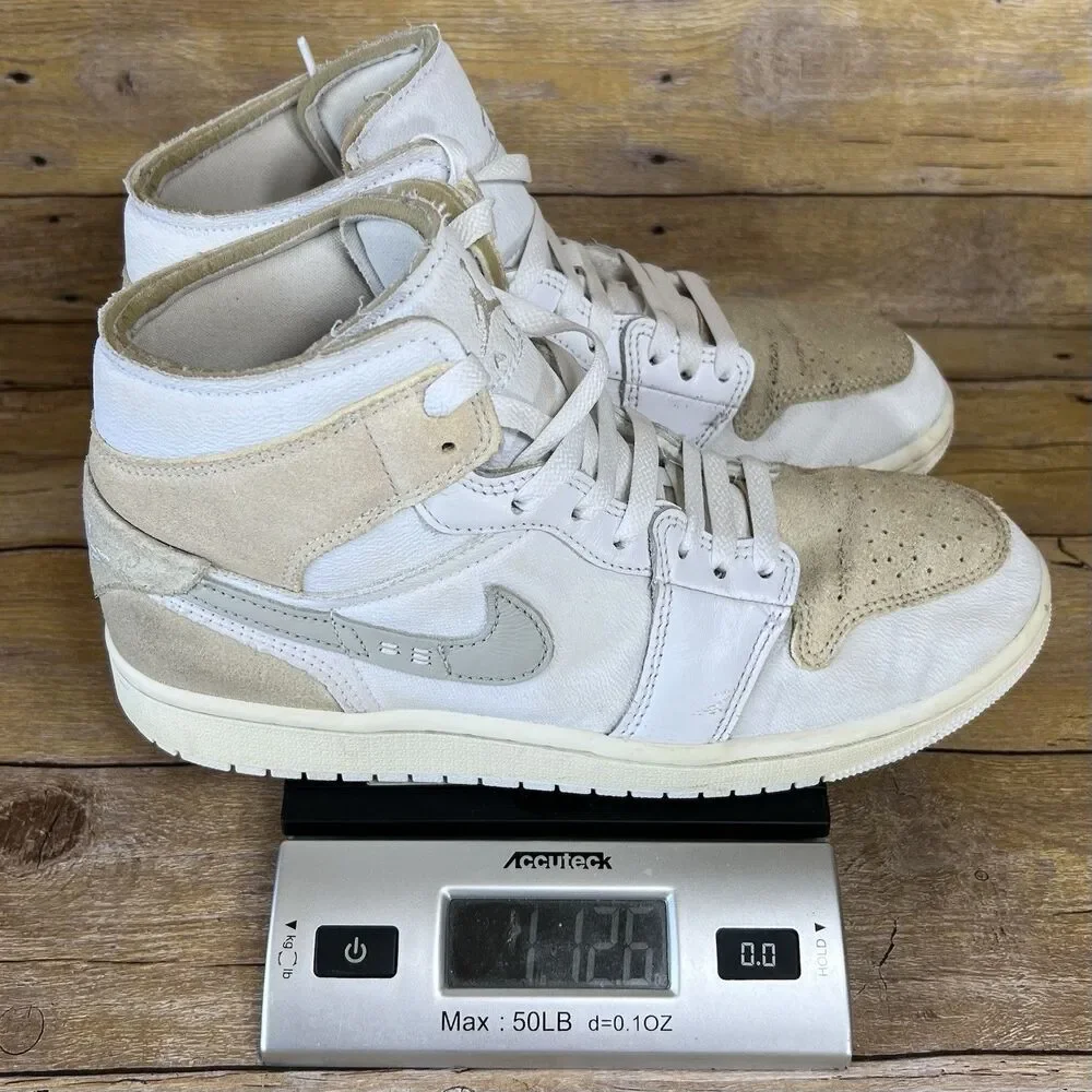 Jordan 1 Mid SE Craft Inside‎ Out White Neutral Grey Sneakers DM9652-100